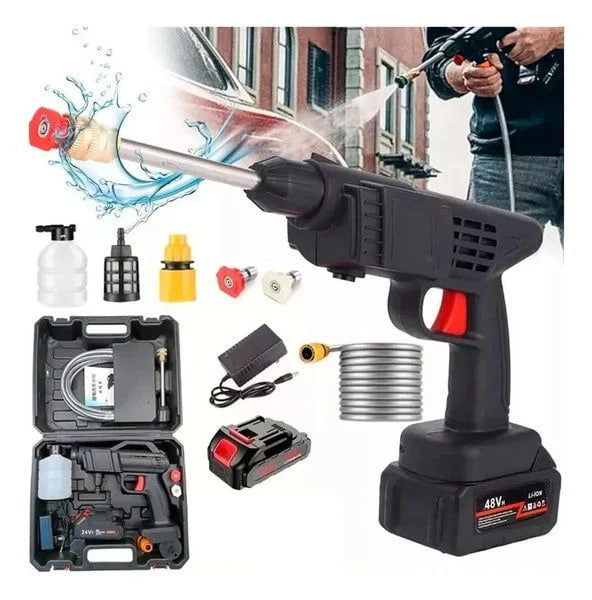 WaterJet™ - Nagynyomású mosó + Porzsák + INGYENES PÓTAKKUMULÁTOR
