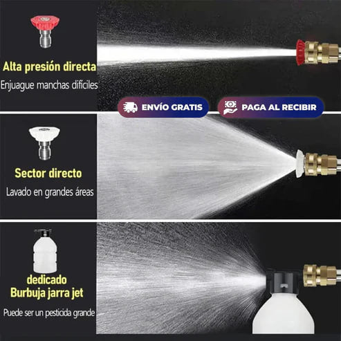 WaterJet™ - Nagynyomású mosó + Porzsák + INGYENES PÓTAKKUMULÁTOR
